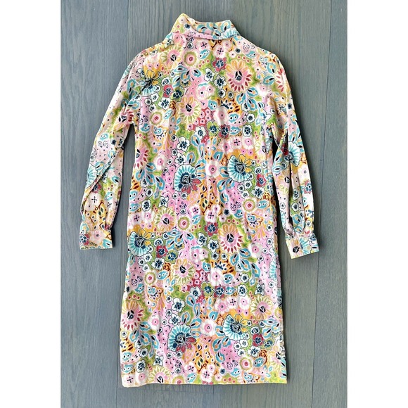 Lilly Pulitzer Dress VTG 1960s "the Lilly" Logo Floral Pink Multicolor Dress - Picture 13 of 13